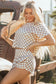 Two Piece Short Sets Checkered Confidence Outfit Set
