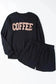 Two Piece Short Sets Glam Coffee Sequin Lounge Set