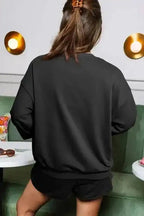 Two Piece Short Sets Glam Coffee Sequin Lounge Set