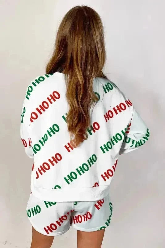 Two Piece Short Sets Merry Moments Casual Shorts Set