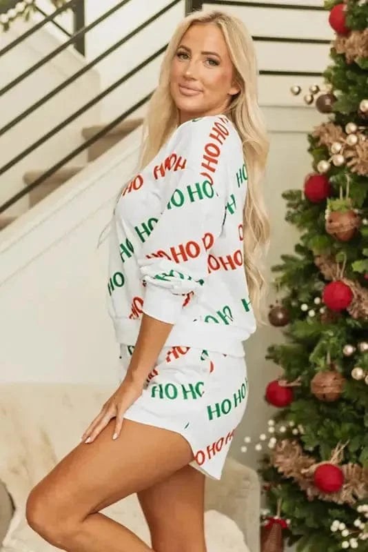Two Piece Short Sets Merry Moments Casual Shorts Set