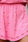 Two Piece Short Sets Pearl Bow Chic Co-Ord - Elegant Two-Piece Set