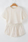 Two Piece Short Sets Polished Ruffle Skort Set