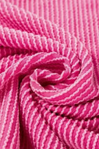 Two Piece Short Sets Rosy Corded Lounge Set