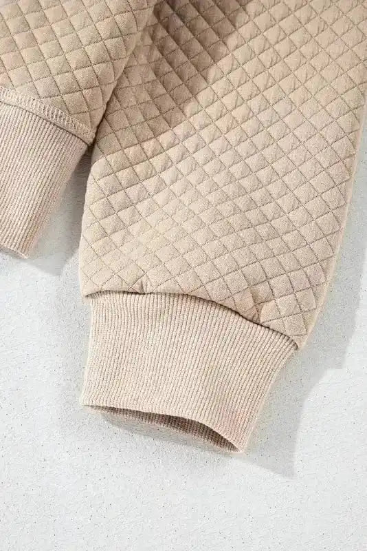 Two Piece Short Sets Timeless Quilted Lounge Set