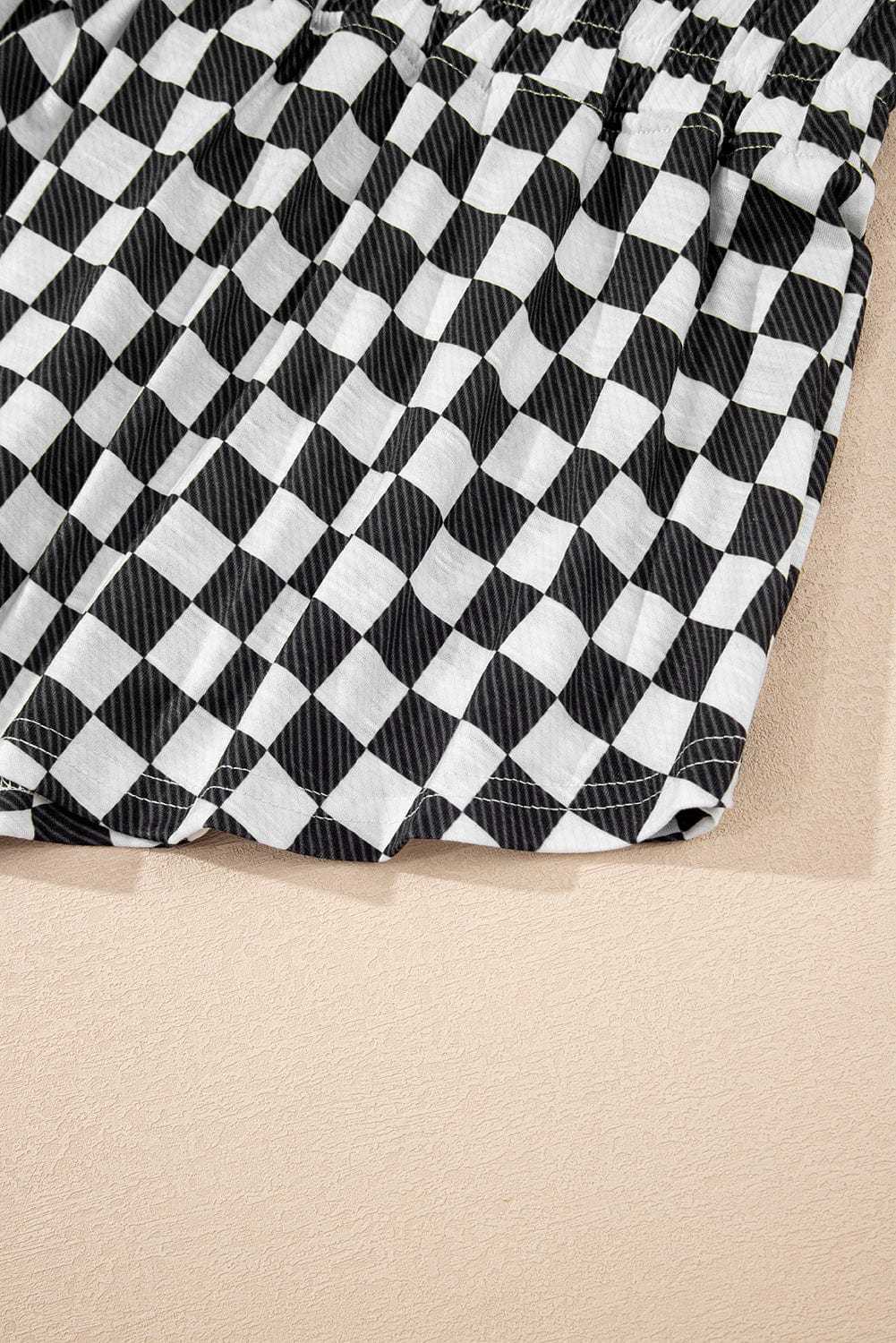 Two Piece Short Sets Urban Checkmate Outfit