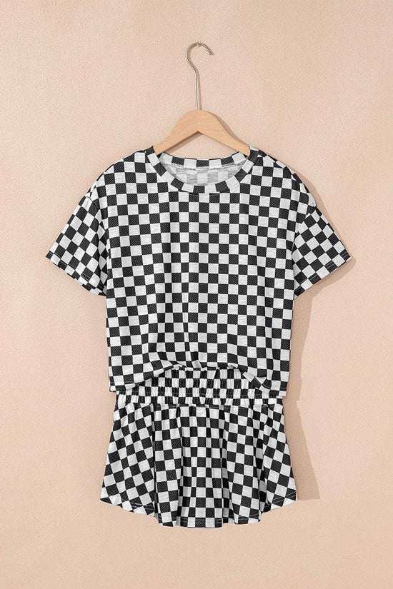 Two Piece Short Sets Urban Checkmate Outfit