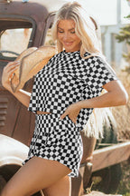 Two Piece Short Sets Urban Checkmate Outfit