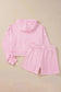Two Piece Shorts Sets Casual Roo Lounge Set