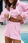 Two Piece Shorts Sets Casual Roo Lounge Set