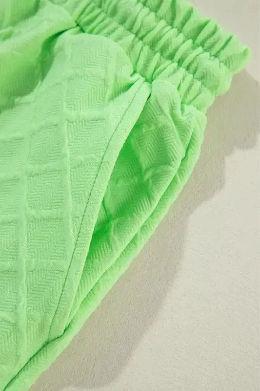 Two Piece Shorts Sets Casual Tee and Shorts Co-ord Set