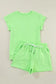 Two Piece Shorts Sets Casual Tee and Shorts Co-ord Set