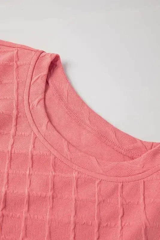 Two Piece Shorts Sets Casual Tee and Shorts Co-ord Set
