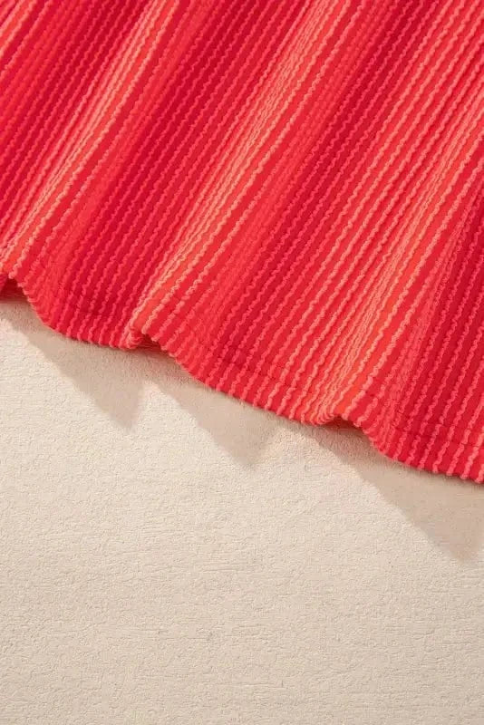 Two Piece Shorts Sets Cozy Corded Comfort Set