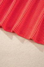 Two Piece Shorts Sets Cozy Corded Comfort Set