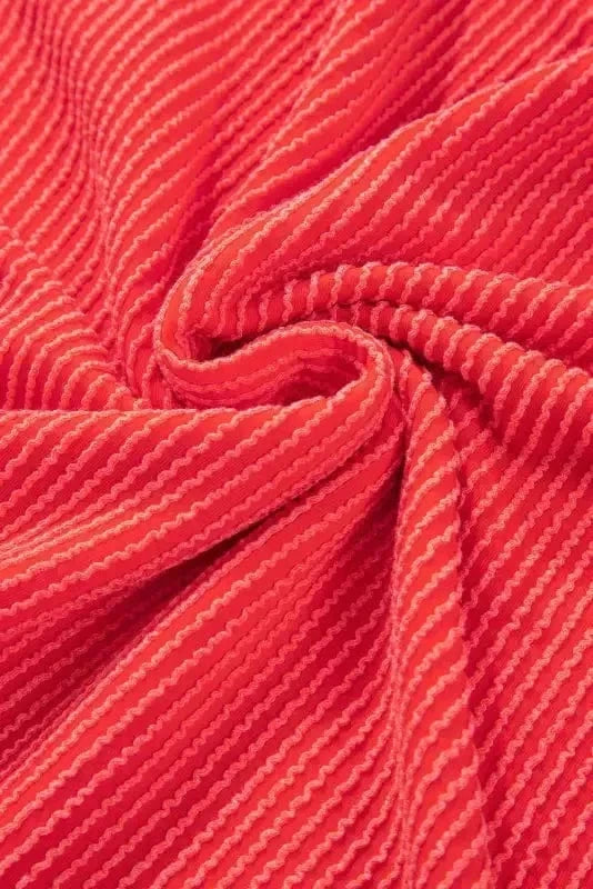 Two Piece Shorts Sets Cozy Corded Comfort Set