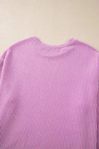 Two Piece Shorts Sets Cozy Corded Comfort Set