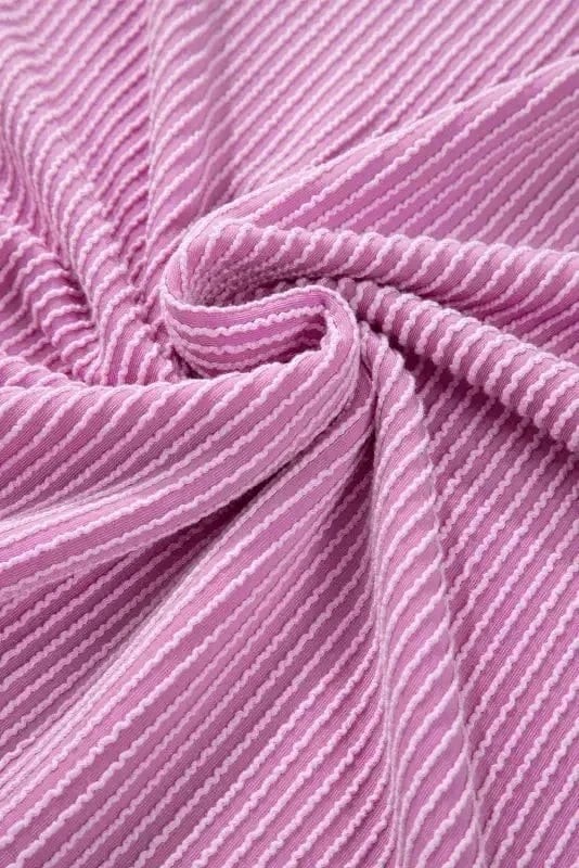 Two Piece Shorts Sets Cozy Corded Comfort Set