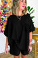 Two Piece Shorts Sets Cozy Waffle Lounge Set