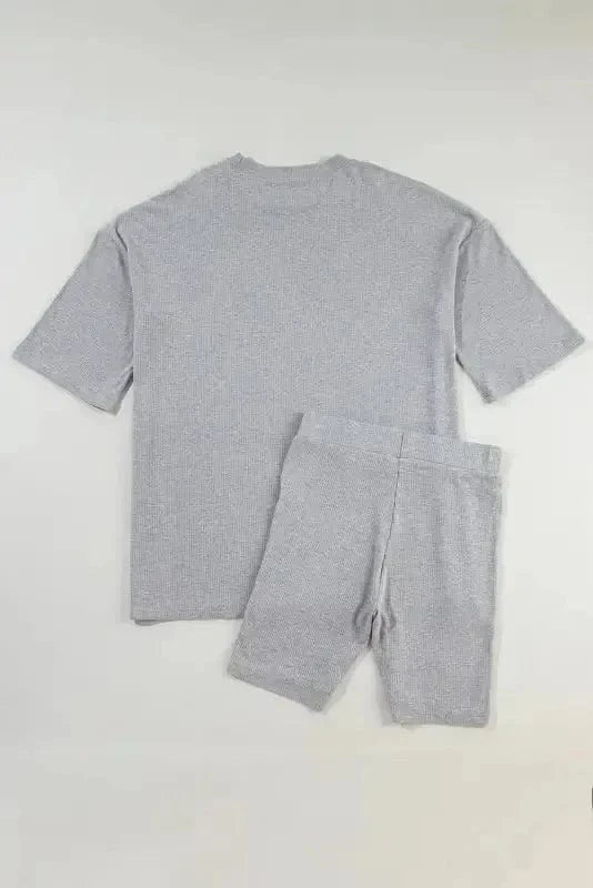 Two Piece Shorts Sets EasyTrend Tunic and Shorts Set
