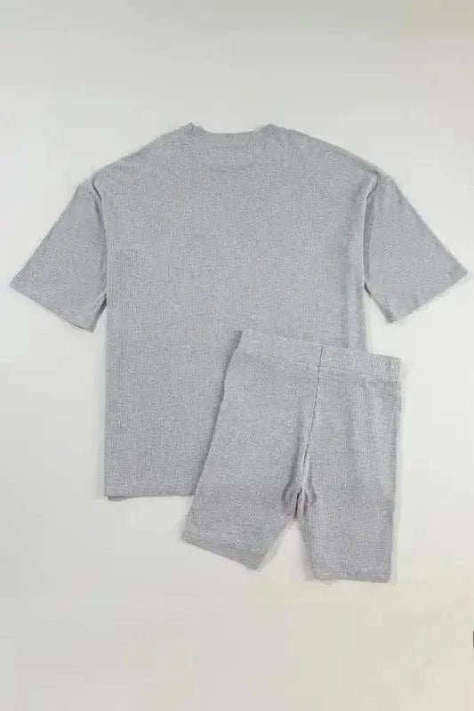 Two Piece Shorts Sets EasyTrend Tunic and Shorts Set