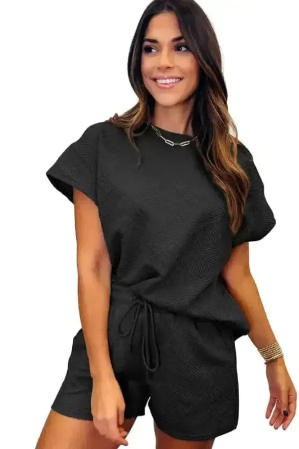Two Piece Shorts Sets Fashionfitz 2 Piece Shorts Outfit Women - Stylish Set