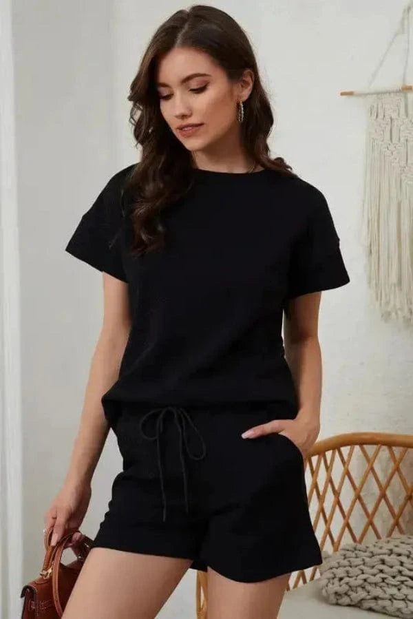 Two Piece Shorts Sets Fashionfitz 2 Piece Shorts Outfit Women - Stylish Set