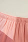 Two Piece Shorts Sets Mosaic Colorblock Co-ord Set