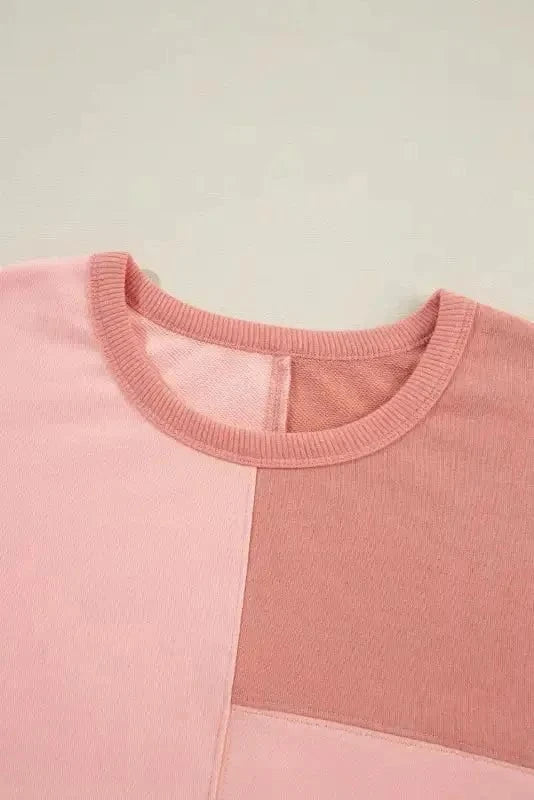 Two Piece Shorts Sets Mosaic Colorblock Co-ord Set