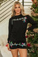 Two Piece Shorts Sets Sequin Merry Co-ord Set