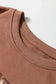 Two Piece Shorts Sets Sequined COFFEE Sweat Set