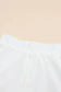 Two Piece Shorts Sets White Waffle Knit Lounge Set
