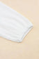Two Piece Shorts Sets White Waffle Knit Lounge Set