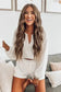Two Piece Shorts Sets White Waffle Knit Lounge Set