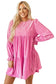 Velvet Dresses Blushing Berry Velvet Dress