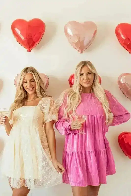 Velvet Dresses Blushing Berry Velvet Dress