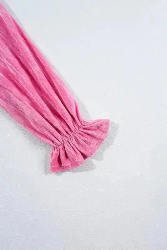 Velvet Dresses Blushing Berry Velvet Dress