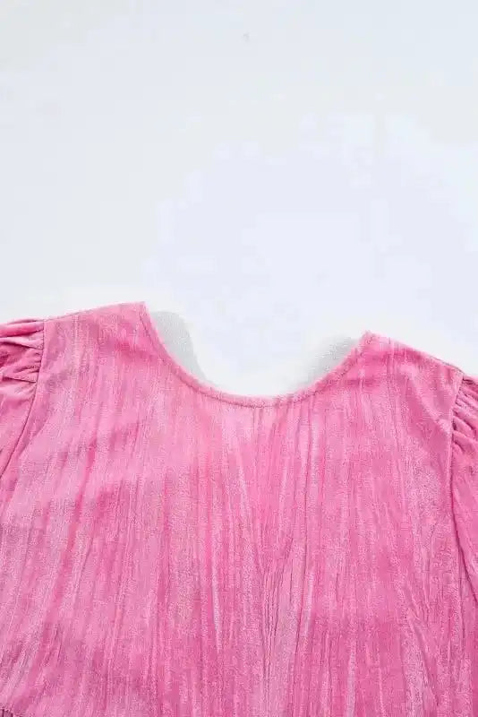 Velvet Dresses Blushing Berry Velvet Dress