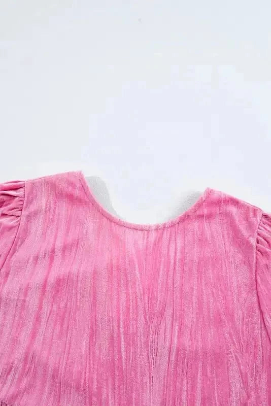 Velvet Dresses Blushing Berry Velvet Dress
