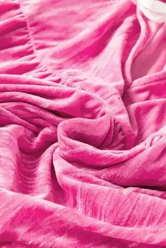 Velvet Dresses Blushing Berry Velvet Dress