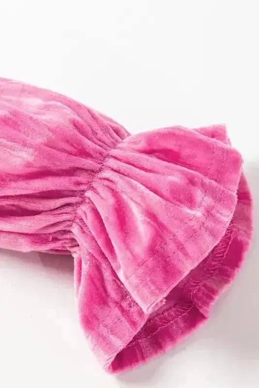 Velvet Dresses Blushing Berry Velvet Dress