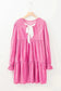 Velvet Dresses Blushing Berry Velvet Dress