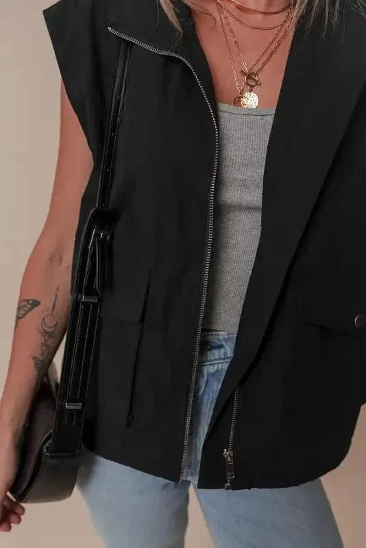 Vests FlapFort Zip Vest - Black