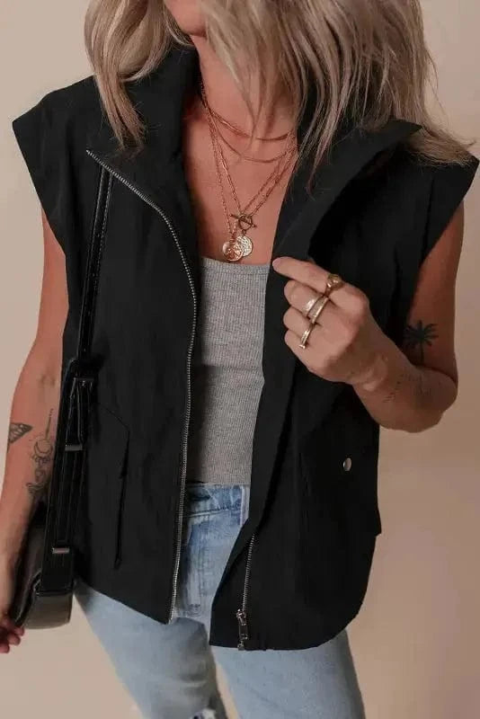 Vests FlapFort Zip Vest - Black