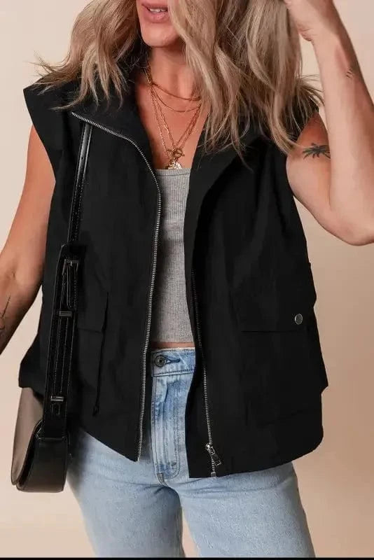 Vests FlapFort Zip Vest - Black