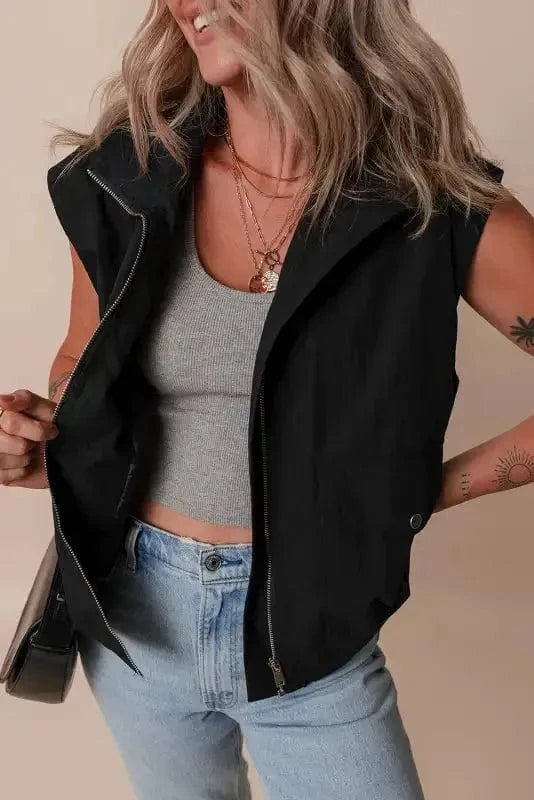 Vests FlapFort Zip Vest - Black