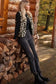 Vests Leopard Print Sherpa Vest Coat