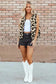 Vests Leopard Print Sherpa Vest Coat