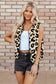Vests Leopard Print Sherpa Vest Coat