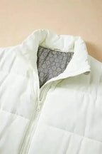 Vests Oversized Zipper Puffer Vest